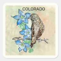 Pássaros e flores do estado do Colorado