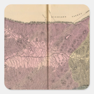 Adesivo Quadrado Pastos, Augusta County