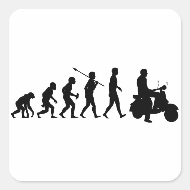 Adesivo Quadrado Patinete Rider (Frente)