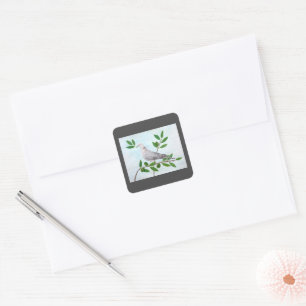 Adesivo Quadrado Pau de Paz