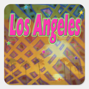 Adesivo Quadrado Pau Eterno de Los Angeles