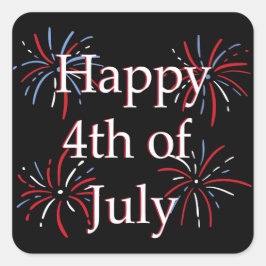 Adesivo Quadrado Pau Quadrado Feliz