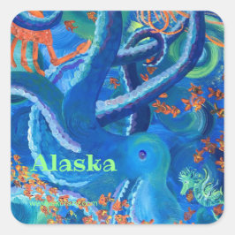 Adesivo Quadrado Pau quadrado Octopacifica _ALASKA