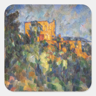 Adesivo Quadrado Paul Cezanne - Chateau Noir