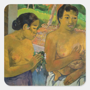 Adesivo Quadrado Paul Gauguin A oferta, 1902