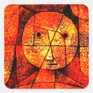 Adesivo Quadrado Paul Klee - Gaze, arte abstrata,