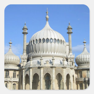 Adesivo Quadrado Pavilhão Real, Brighton, Sussex, Inglaterra