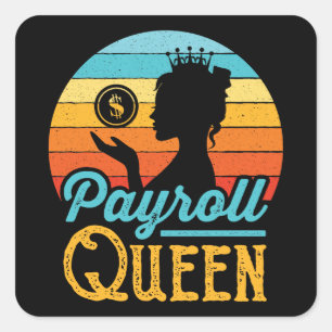 Adesivo Quadrado Payroll Queen Women