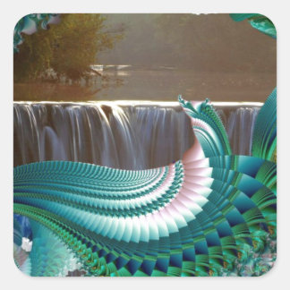 Adesivo Quadrado Paz