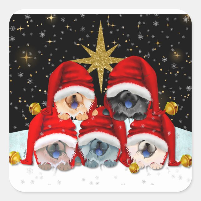 ADESIVO QUADRADO PAZ SOBRE A TERRA DOS VESTIDOS (Frente)