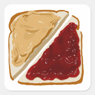 ADESIVO QUADRADO PB&J