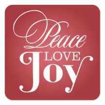 PEACE AMVE JOY | SELO DE ENVELOPE DE FERIADO