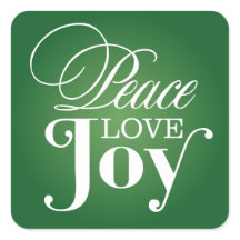 PEACE AMVE JOY | SELO DE ENVELOPE DE FERIADO