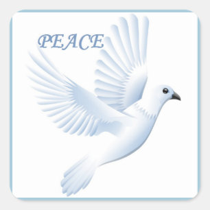 ADESIVO QUADRADO PEACE DOVE