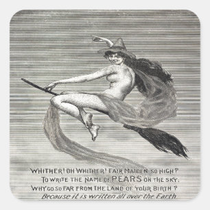 Adesivo Quadrado Pears Soap Witch