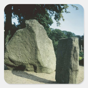 Adesivo Quadrado Pedras de corrida