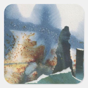 Adesivo Quadrado Pedras eretas