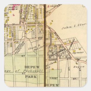 Adesivo Quadrado Peekskill, New York 4