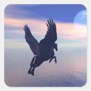 Adesivo Quadrado Pegasus da meia-noite
