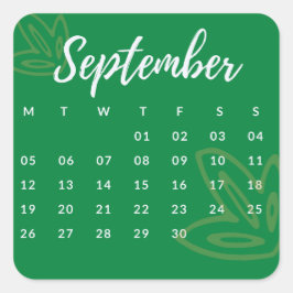 Adesivo Quadrado Pegatinas mes del año - September (S'G) *2022