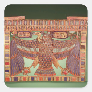 Adesivo Quadrado Peitoral do pilão decorado com o abutre