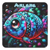 Peixe Náutico Personalizado com Olhos Grandes e Ca