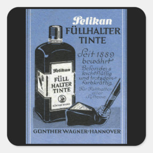 Adesivo Quadrado Pelikan - Tinte Fullhalter