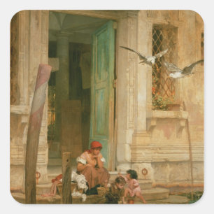 Adesivo Quadrado Pelo Canal, Veneza