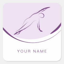 Adesivo Quadrado Pensa lateral de pilotos | Cor