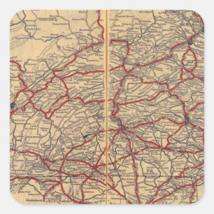 Adesivo Quadrado Pensilvânia 5