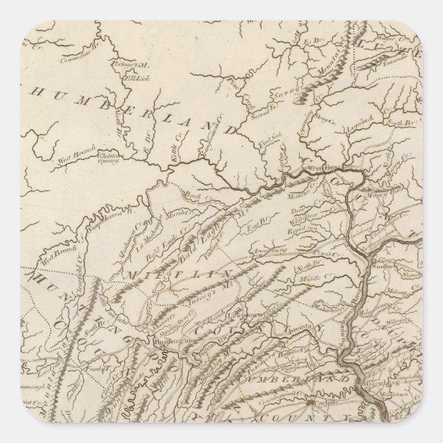 Adesivo Quadrado Pensilvânia 5 (Frente)