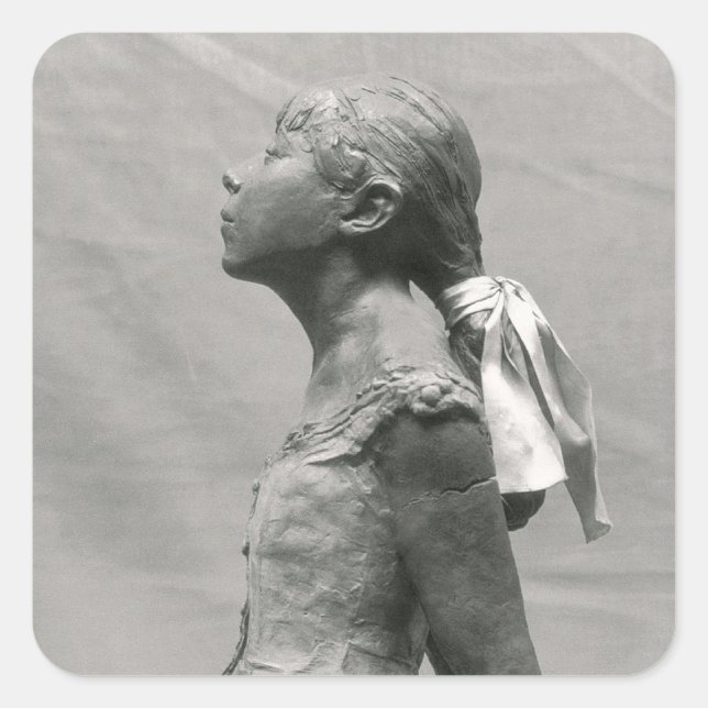 Adesivo Quadrado Pequeno Dançarino, 14 Anos (Frente)