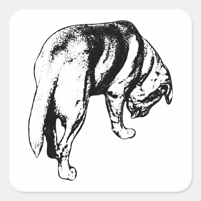 Adesivo Quadrado Pequeno Investigador (Frente)