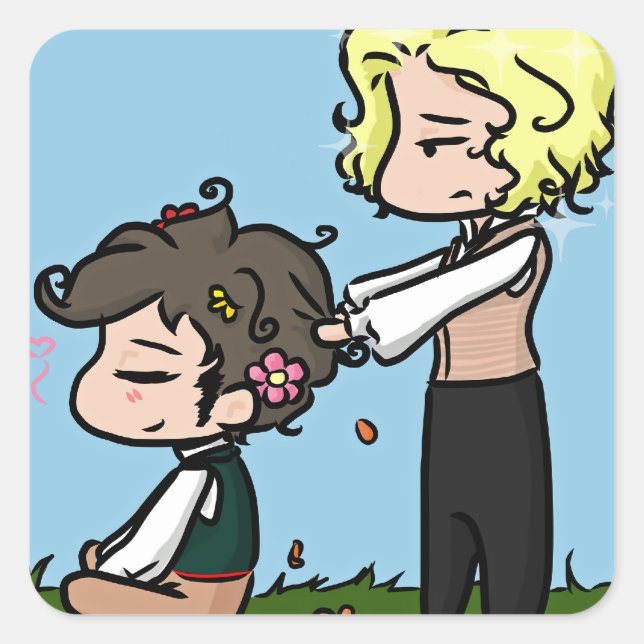 Adesivo Quadrado Pequenos Revolucionários (Frente)