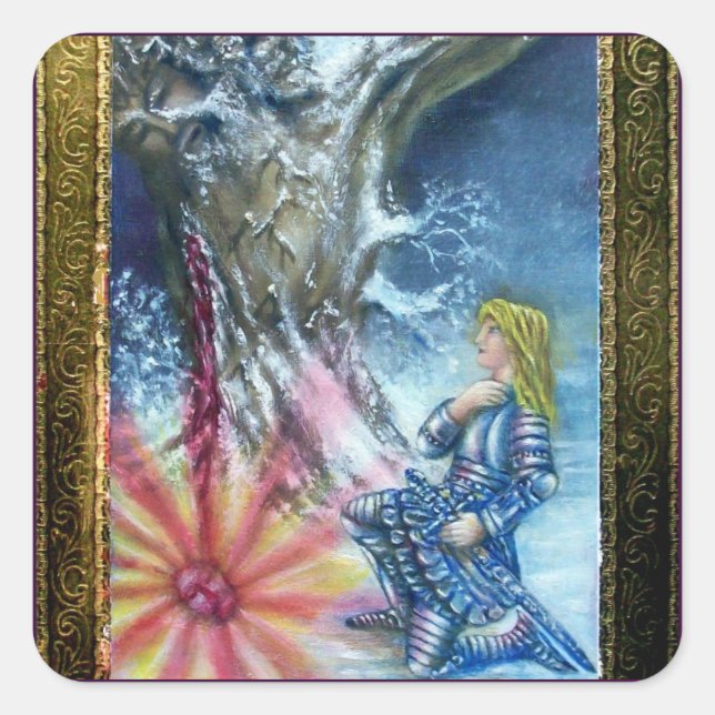 ADESIVO QUADRADO PERCEPÇÃO E VISÃO DO FERIMENTO SANTO (Frente)