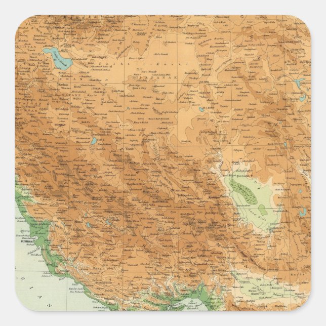 Adesivo Quadrado Pérsia 2 (Frente)