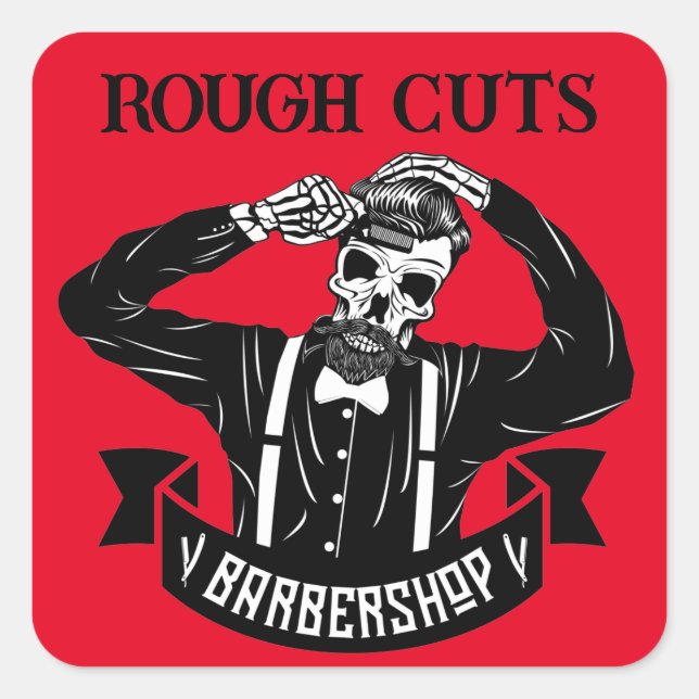 Adesivo Quadrado Personalização do esqueleto legante (Frente)