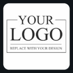 Adesivo Quadrado Personalizada Ideia personalizada Adicionar logoti<br><div class="desc">Logotipo Personalizado De Adição De Ideia De Casamento Personalizado. Você pode personalizá-lo com sua foto,  logotipo ou texto. Você pode colocá-los como quiser na página de personalização. Engraçado,  único,  bonito,  ou pessoal,  é sua escolha.</div>