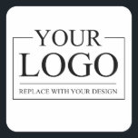 Adesivo Quadrado Personalizada Ideia personalizada Adicionar logoti<br><div class="desc">Logotipo Personalizado De Adição De Ideia De Casamento Personalizado. Você pode personalizá-lo com sua foto,  logotipo ou texto. Você pode colocá-los como quiser na página de personalização. Engraçado,  único,  bonito,  ou pessoal,  é sua escolha.</div>