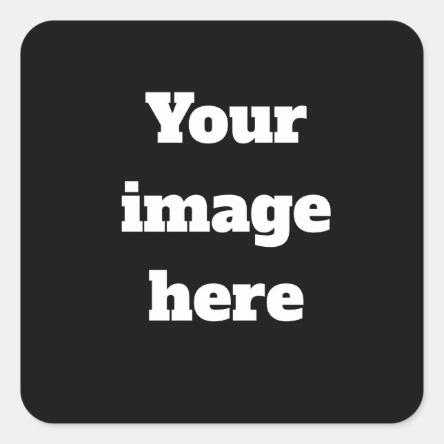 Adesivo Quadrado Personalizado (Frente)