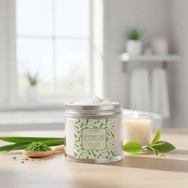 Adesivo Quadrado Personalizado Creme Corporal Rest (Criador carregado)