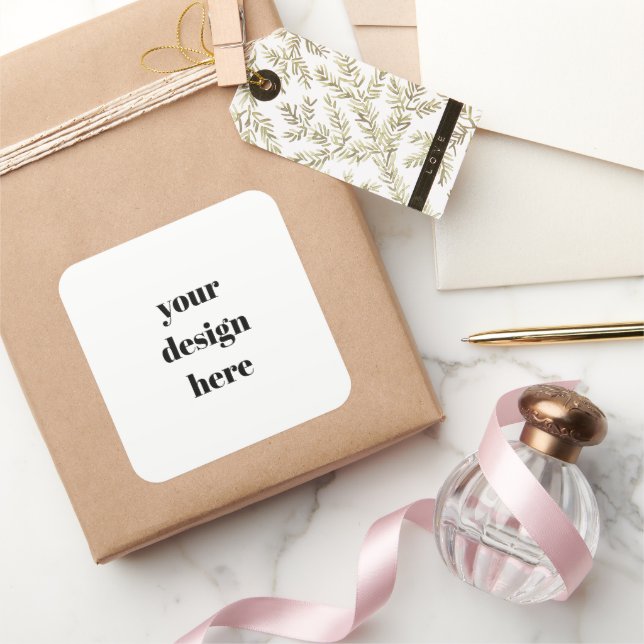 Adesivo Quadrado Personalizar (Presentear)