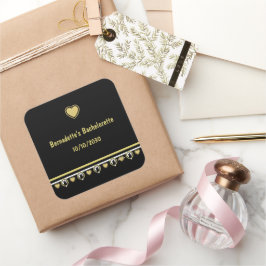 Adesivo Quadrado PERSONALIZAR: Pau de Gato de Amor pela Poeta Adiel