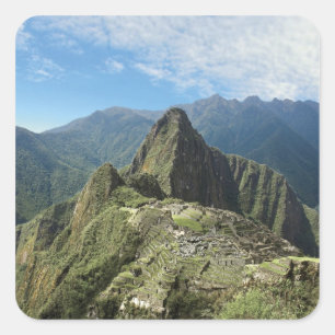 Adesivo Quadrado Peru, Machu Picchu, a antiga cidade perdida de 3