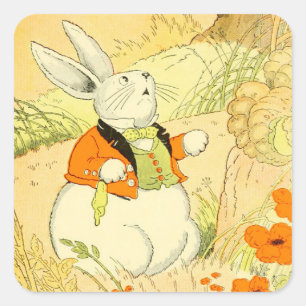 Adesivo Quadrado Peter Rabbit Sticker