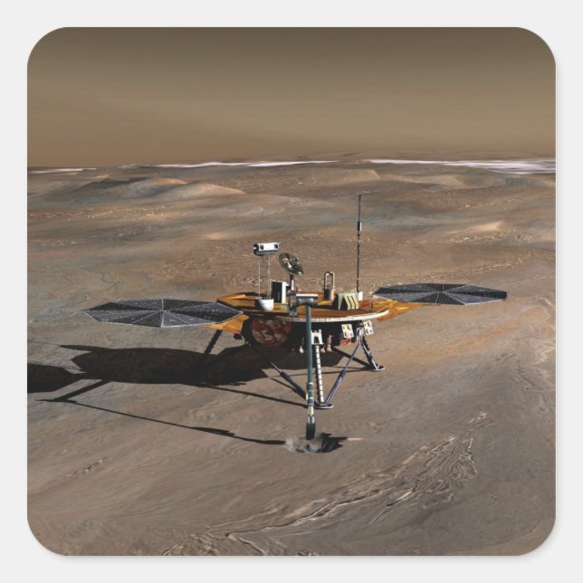 Adesivo Quadrado Phoenix Mars Lander 2 (Frente)