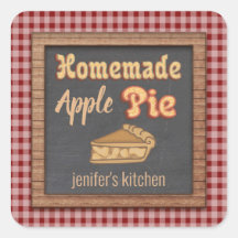 Piada de maçã caseira de folha de cálculo