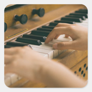 Adesivo Quadrado Piano bonito