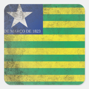 Adesivo Quadrado Piauí