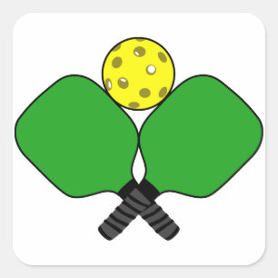 Adesivo Quadrado Pickleball